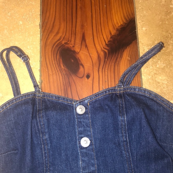 NWT HUDSON bustier DENIM romper - Picture 8 of 12